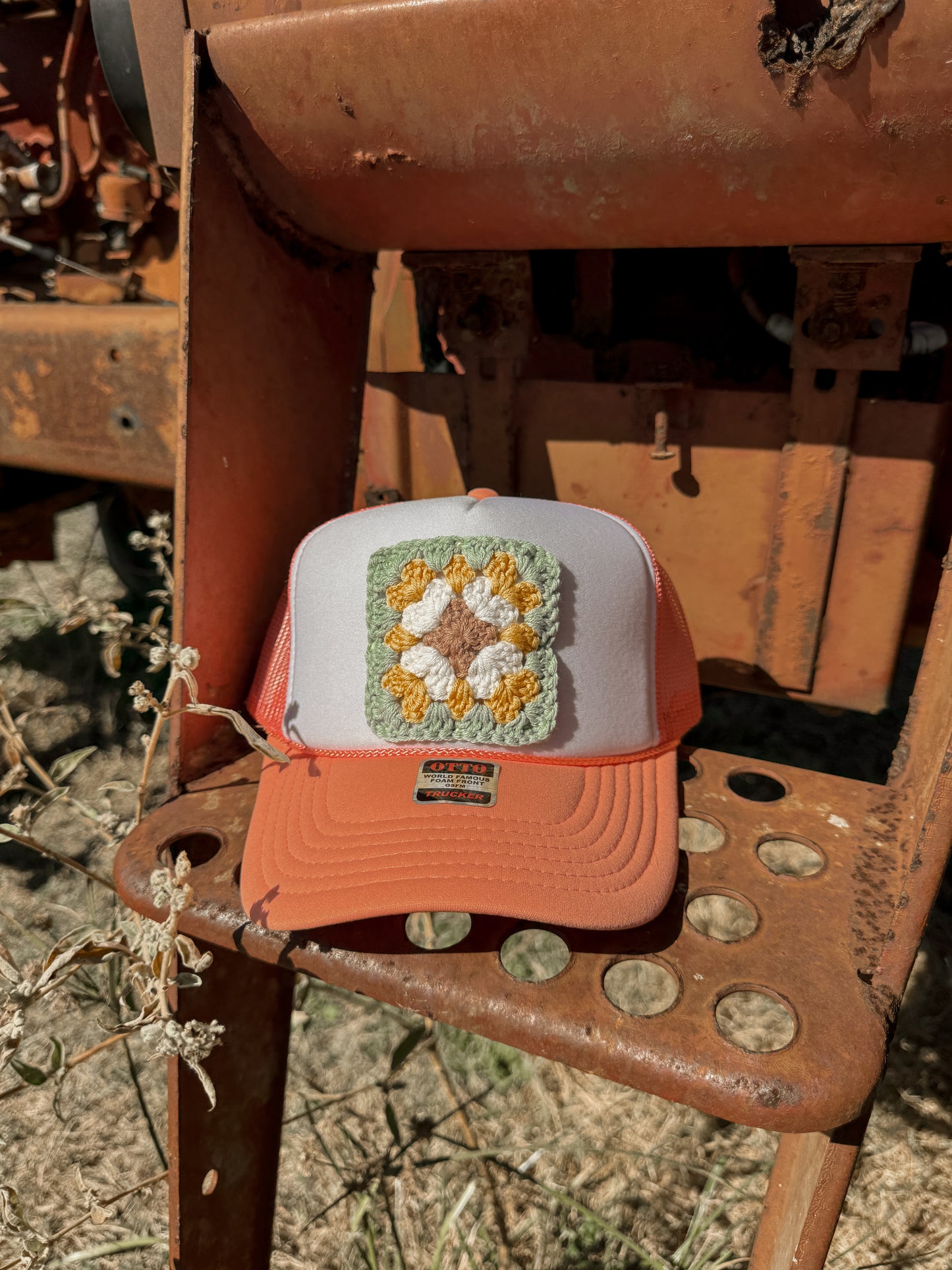 Granny Square Trucker