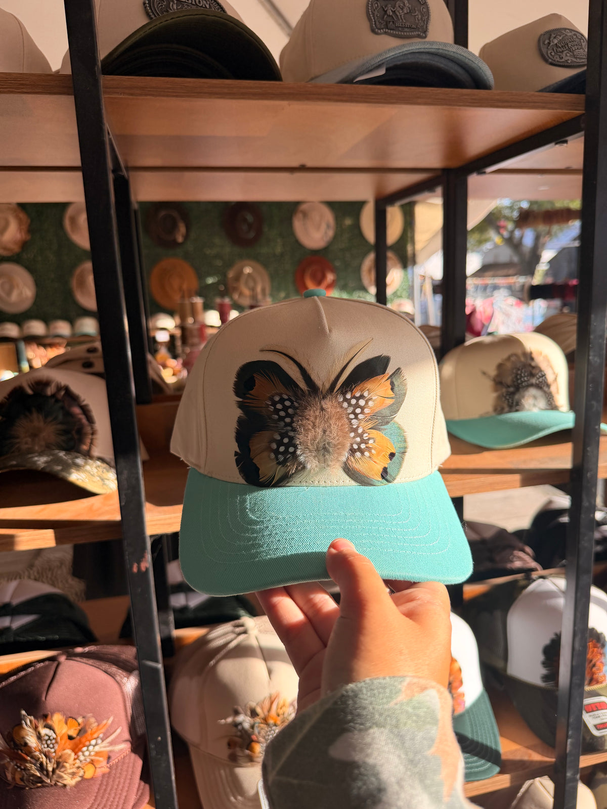 Canvas Feathered Trucker