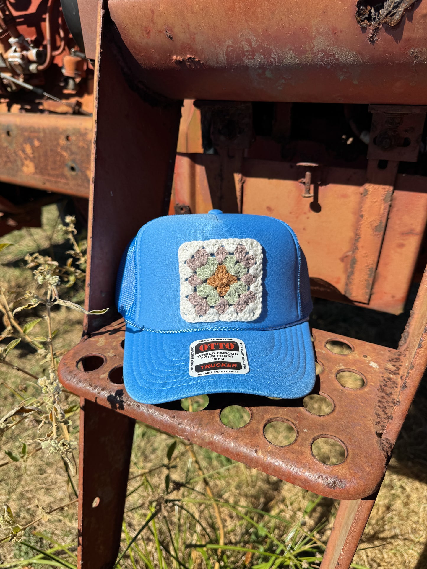 Granny Square Trucker