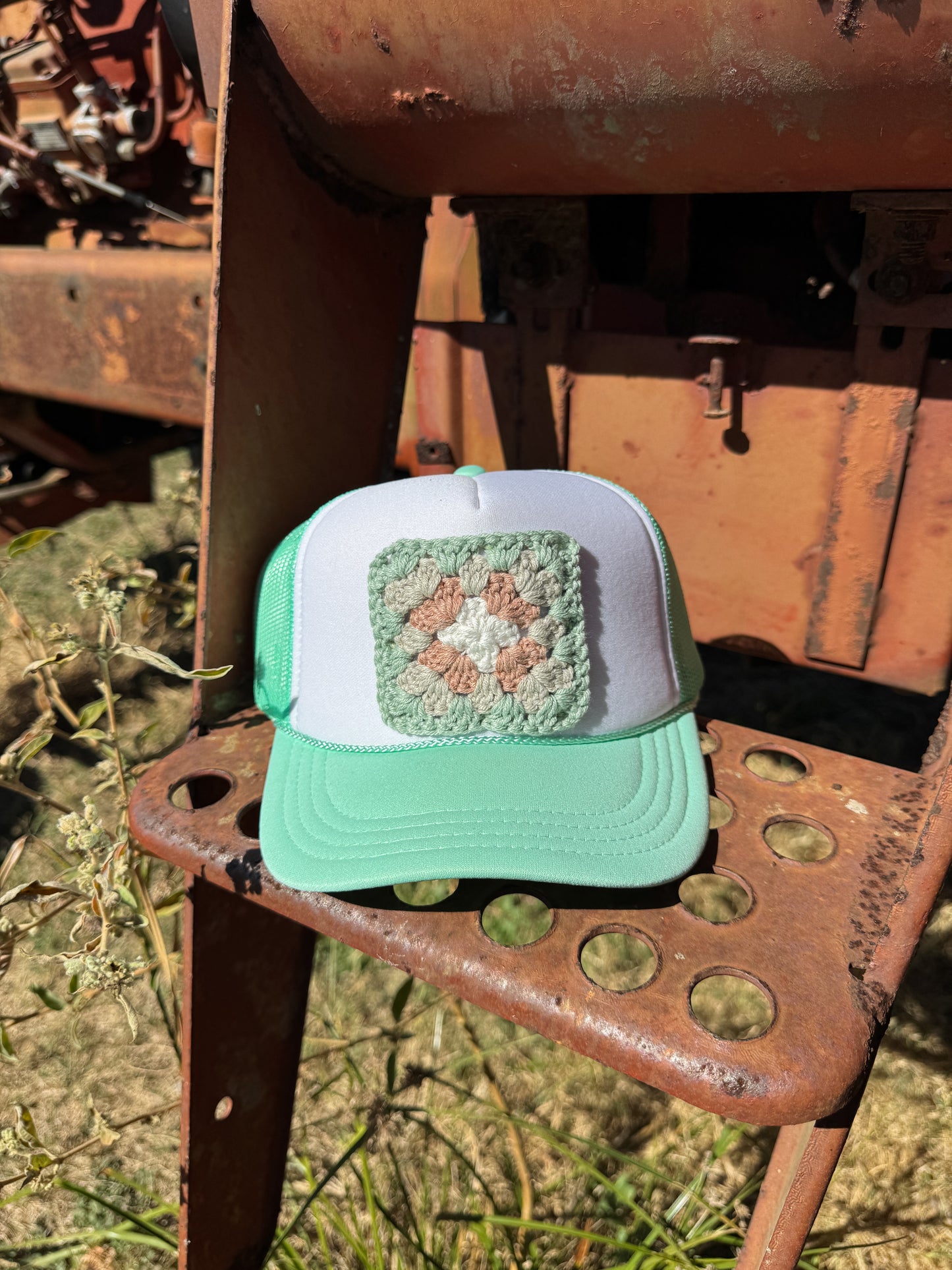 Granny Square Trucker