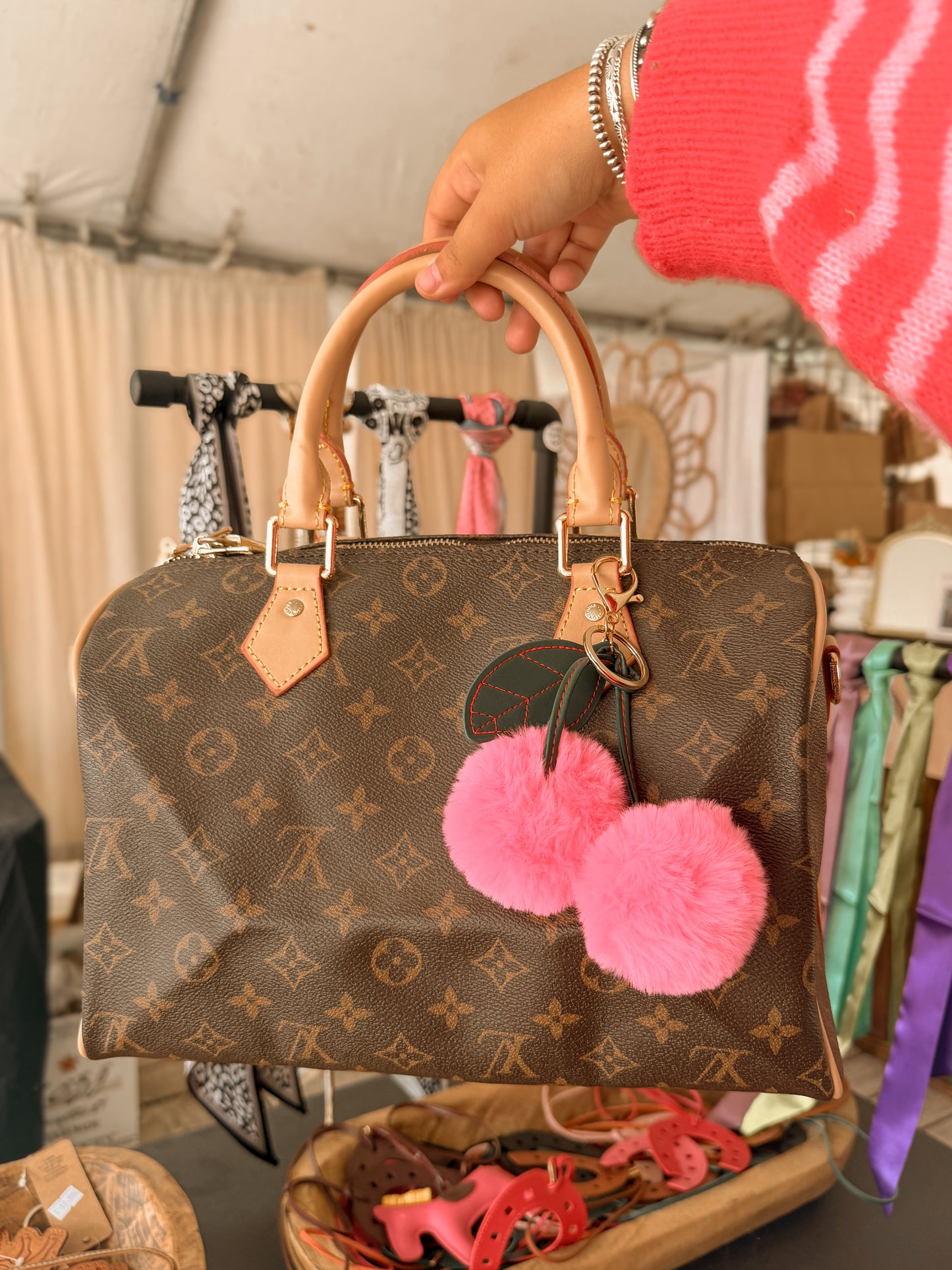 Cherry Bag Charm