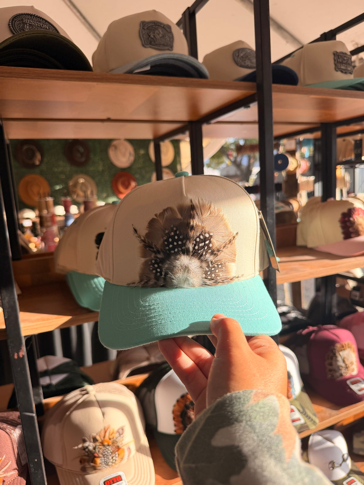 Canvas Feathered Trucker