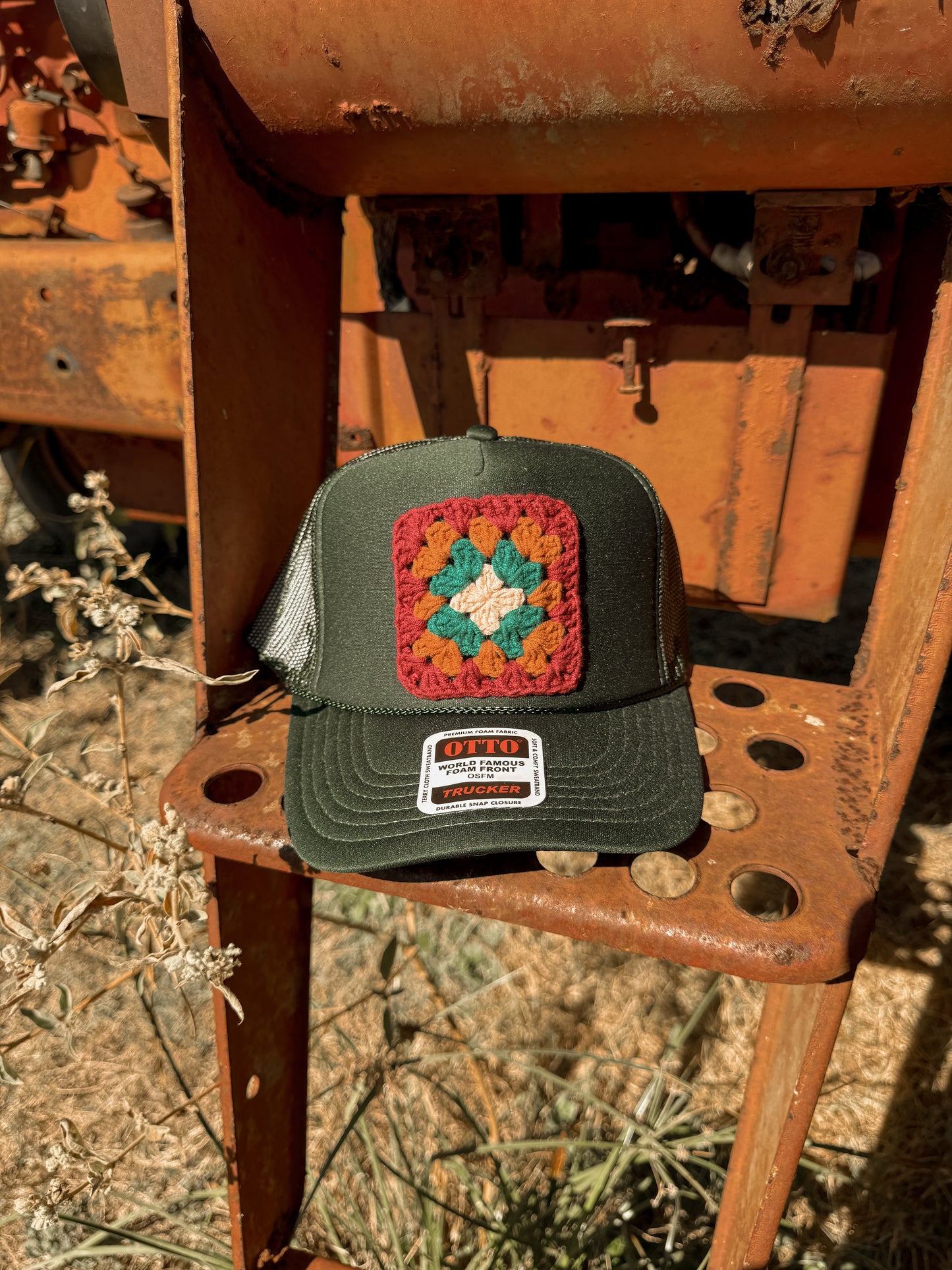 Granny Square Trucker