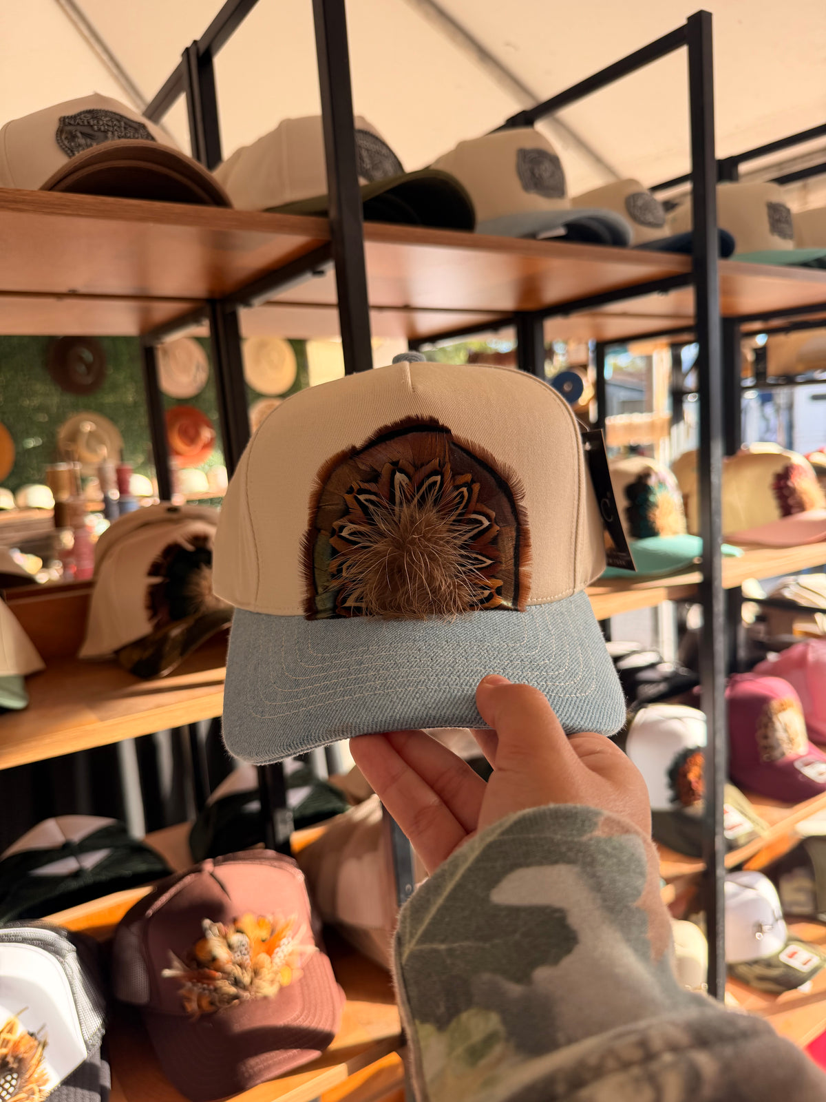 Canvas Feathered Trucker