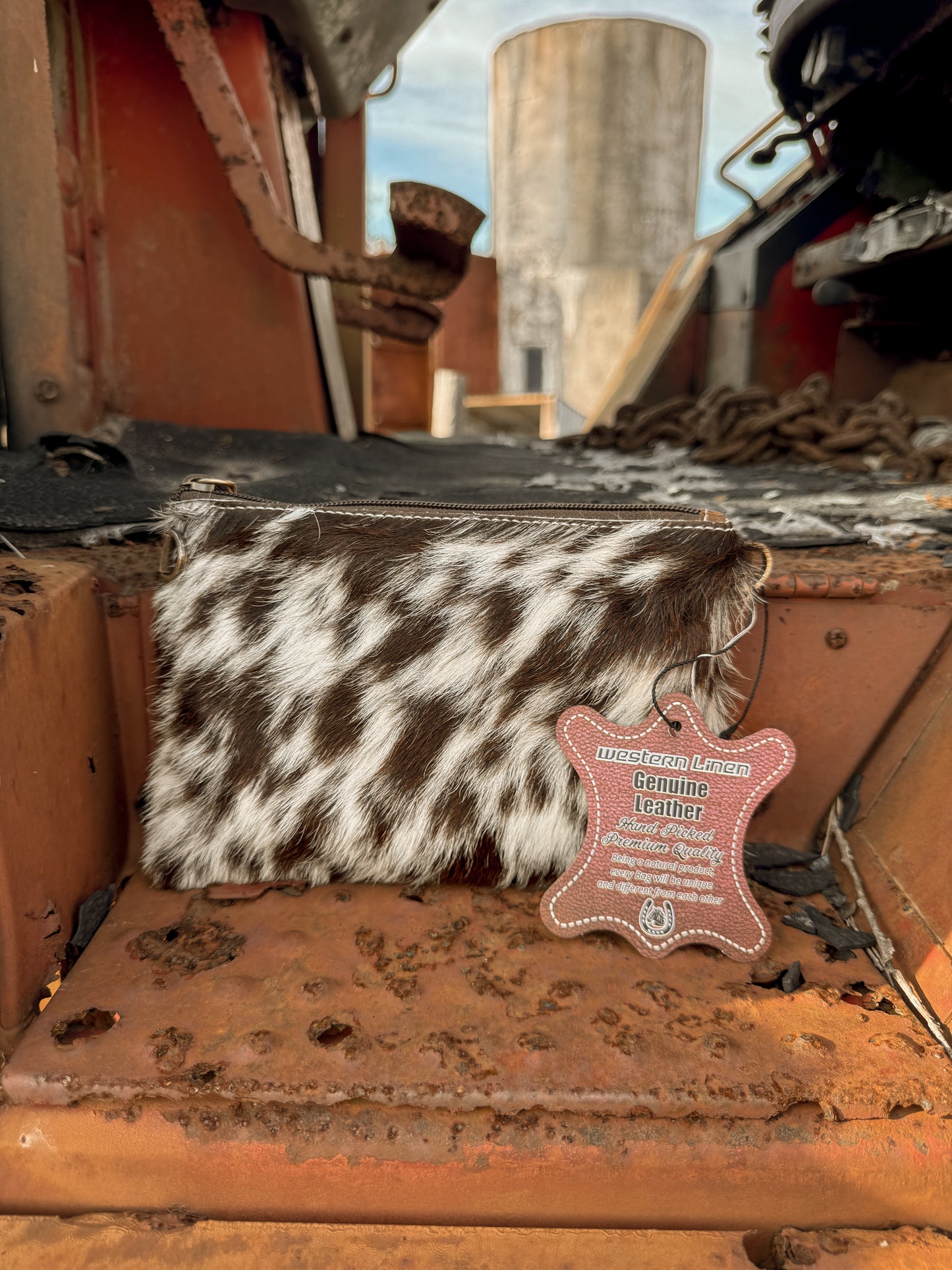 Cowhide Mini Crossbody