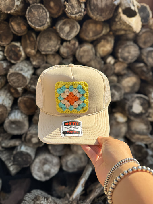 Granny Square Trucker