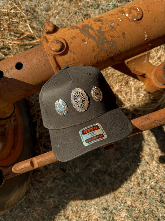 Canvas Concho Trucker
