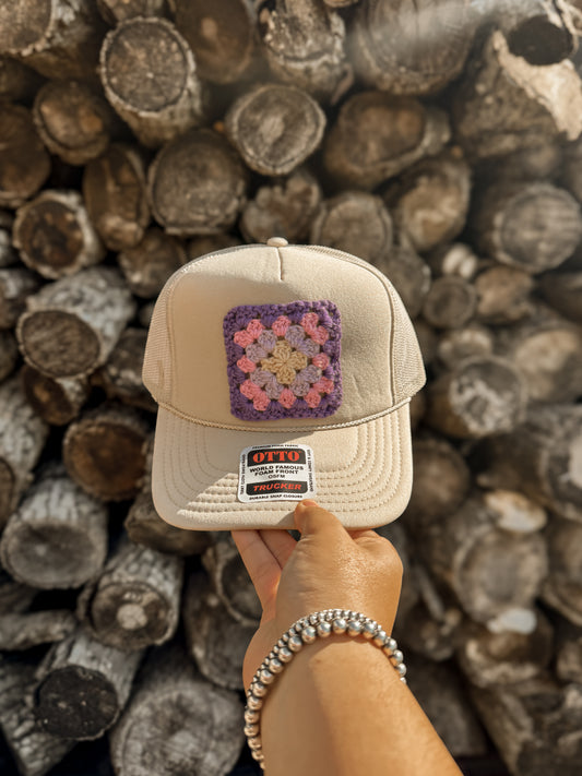 Granny Square Trucker