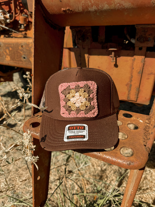 Granny Square Trucker