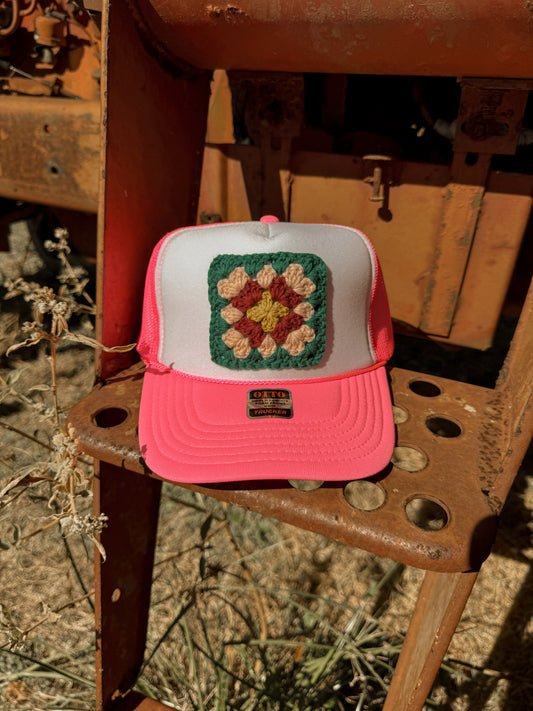 Granny Square Trucker