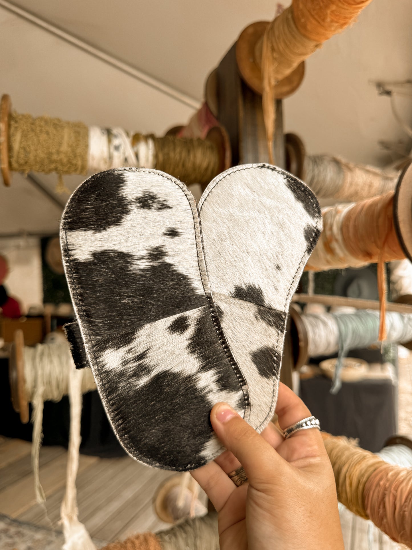 Cowhide Sunglass Holder