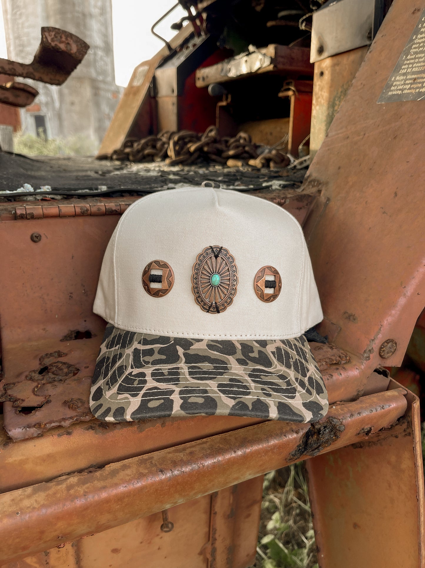 Canvas Concho Trucker
