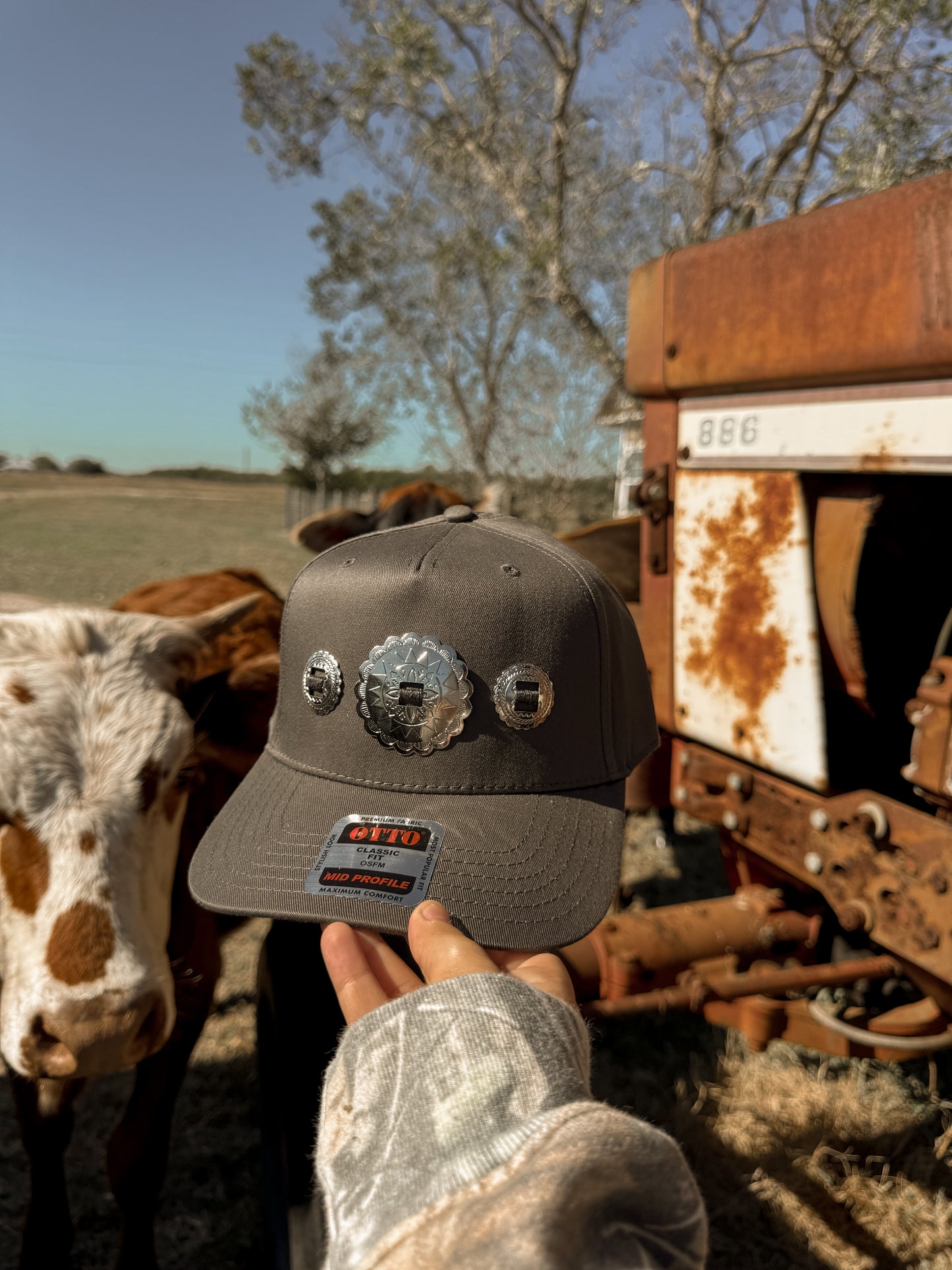 Canvas Concho Trucker