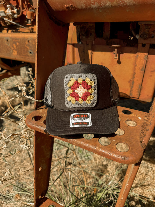 Granny Square Trucker