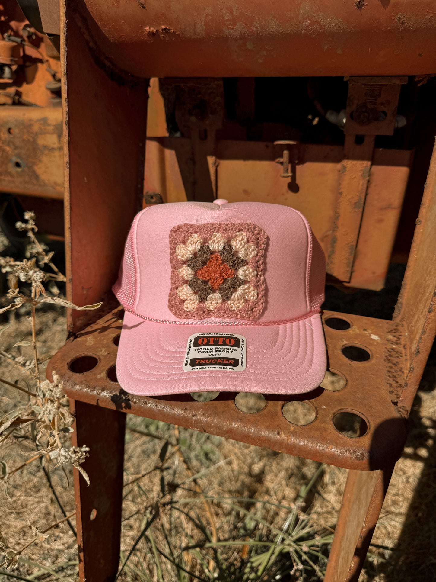Granny Square Trucker