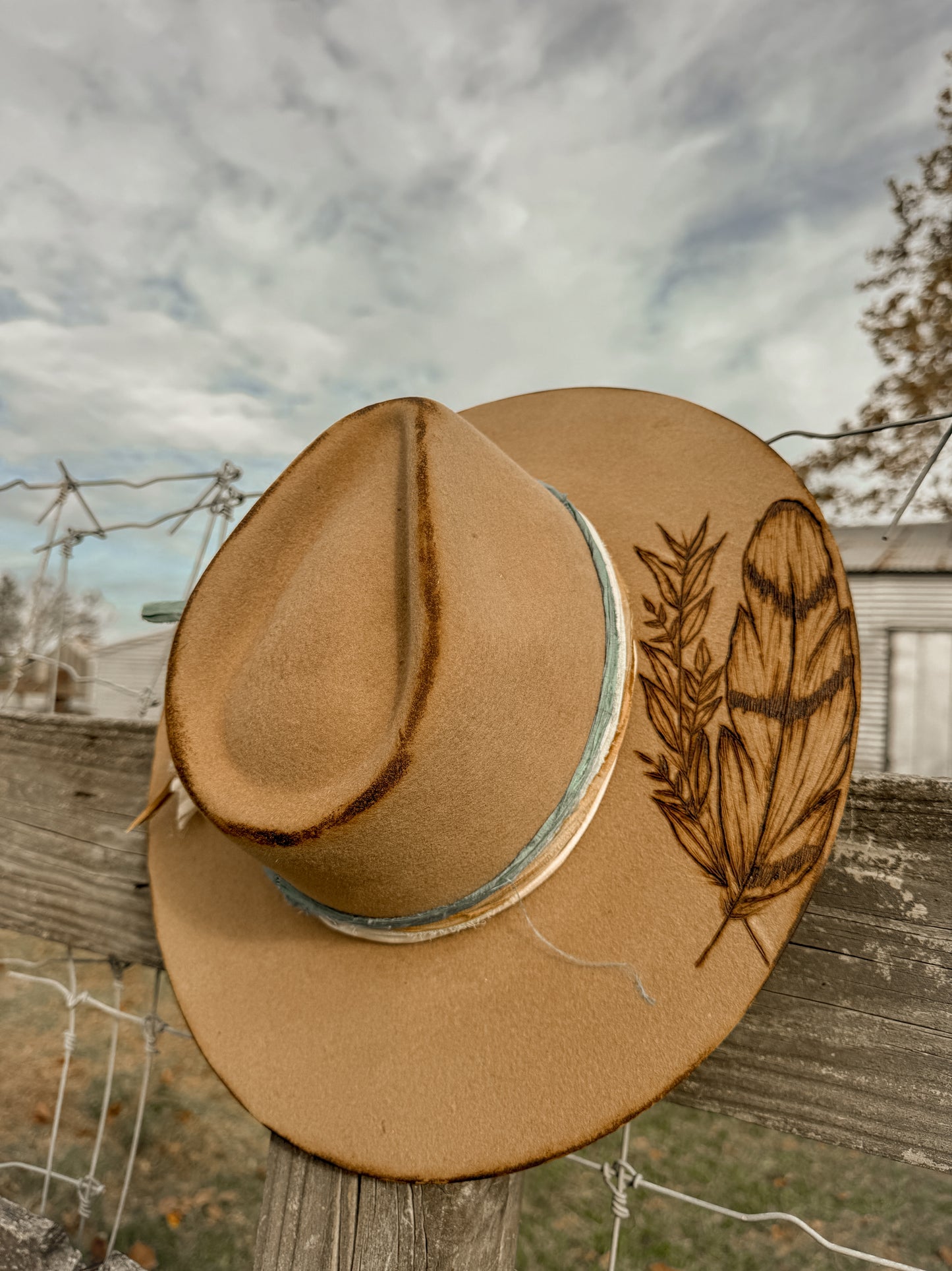 The Feather and Flower Brim
