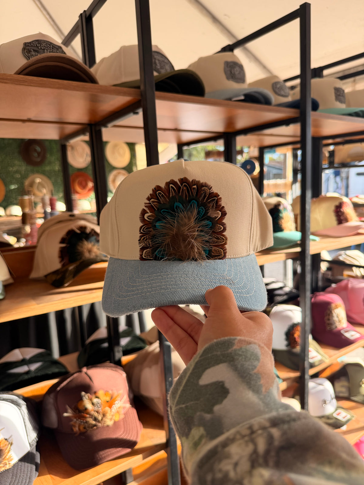 Canvas Feathered Trucker