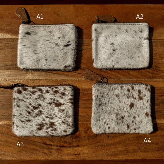 Cowhide Coin Purse