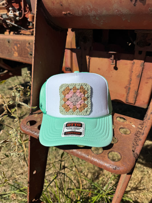 Granny Square Trucker