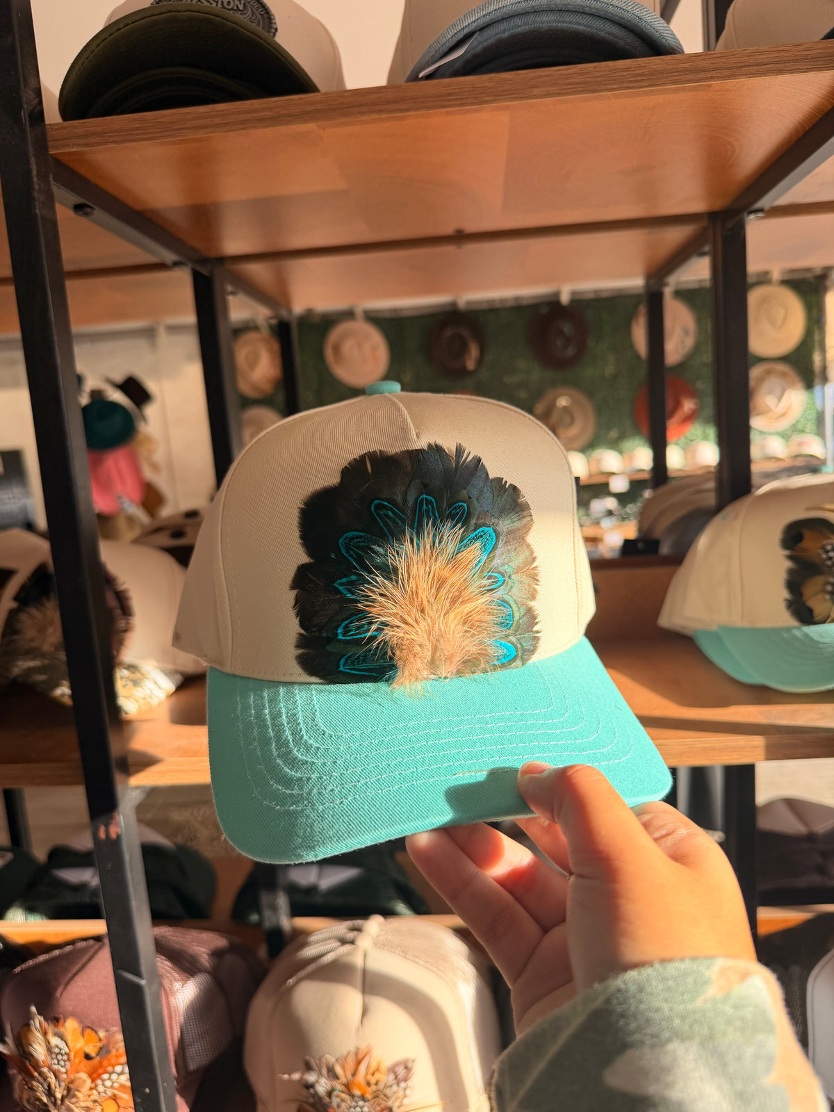 Canvas Feathered Trucker