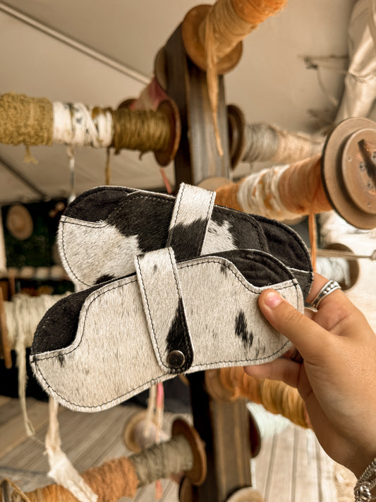 Cowhide Sunglass Holder