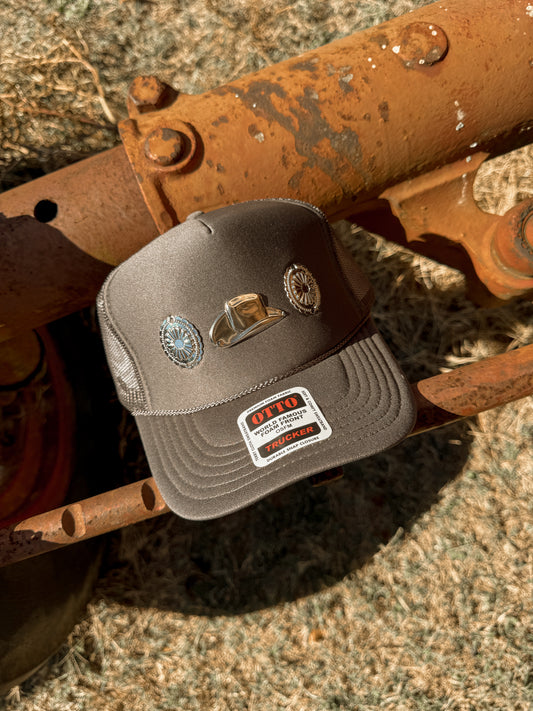Foam Concho Trucker