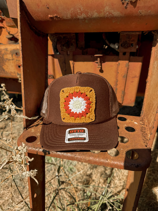 Granny Square Trucker