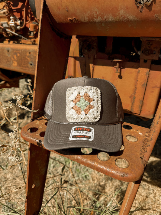 Granny Square Trucker