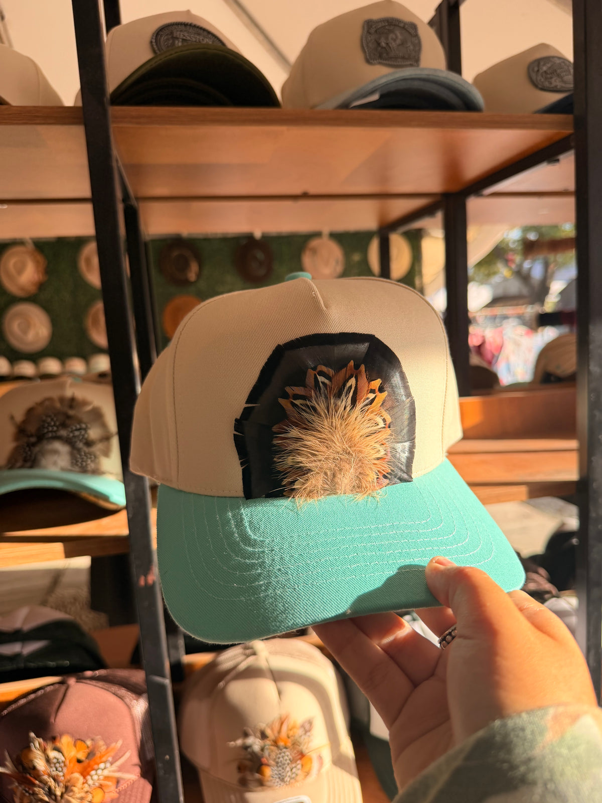 Canvas Feathered Trucker