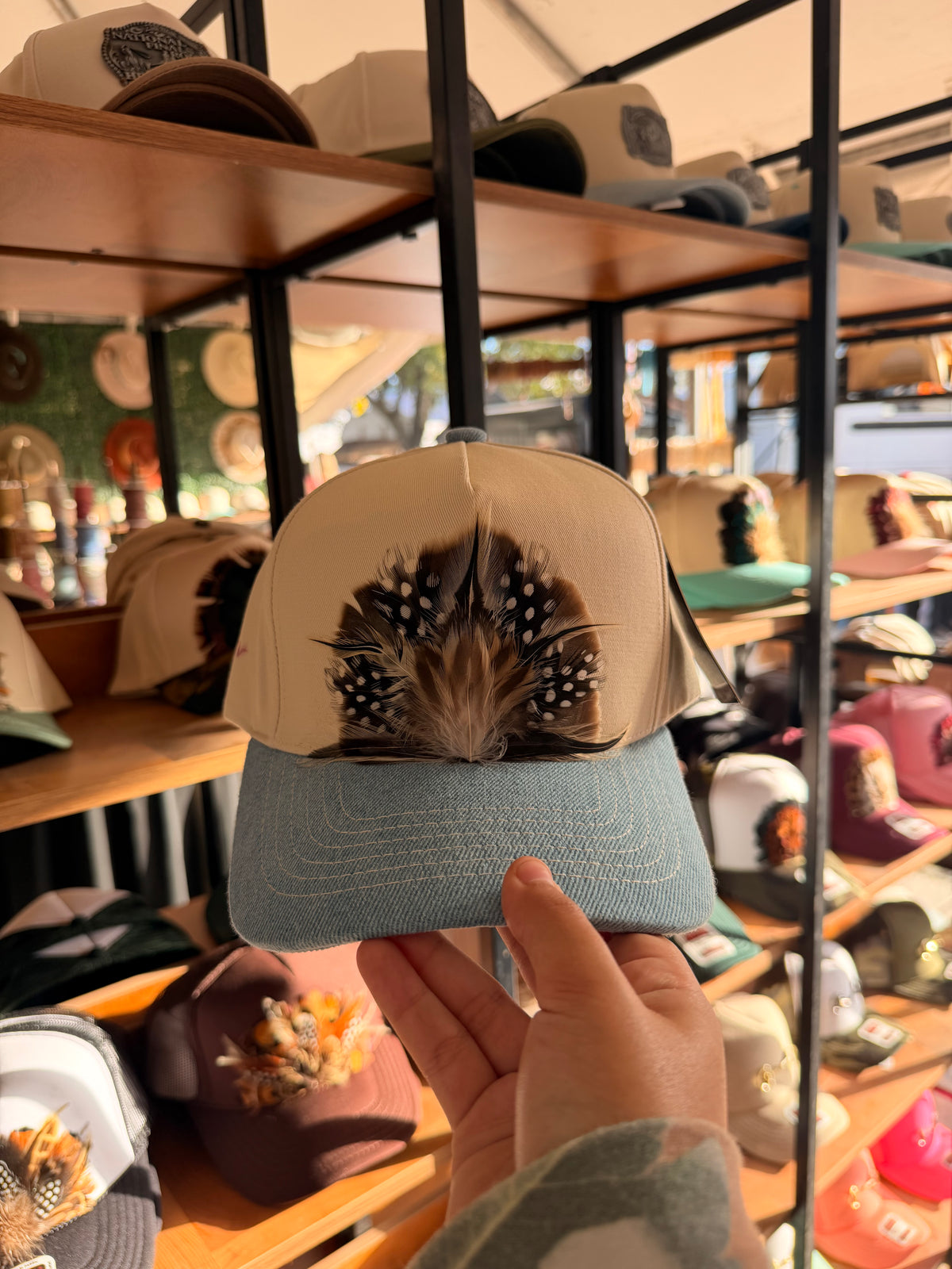 Canvas Feathered Trucker
