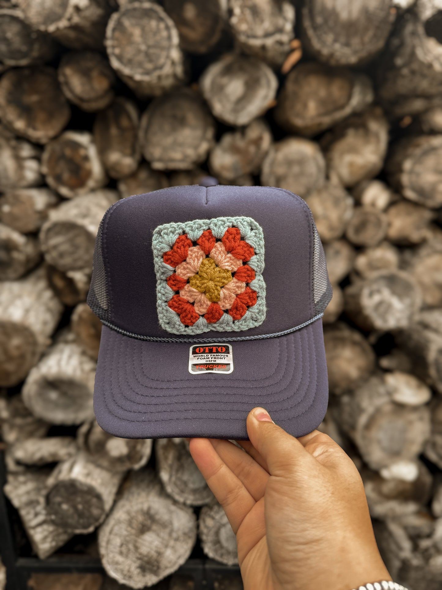 Granny Square Trucker